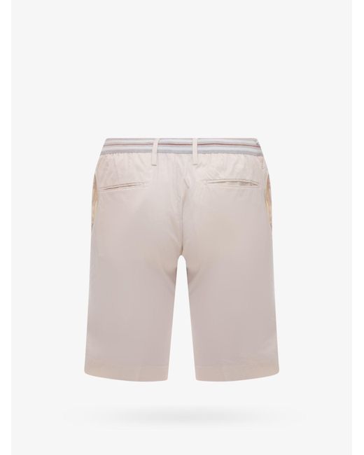 NUGNES 1920 White Bermuda Shorts for men