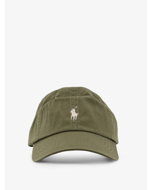Polo Ralph Lauren Green Hats Cotone for men