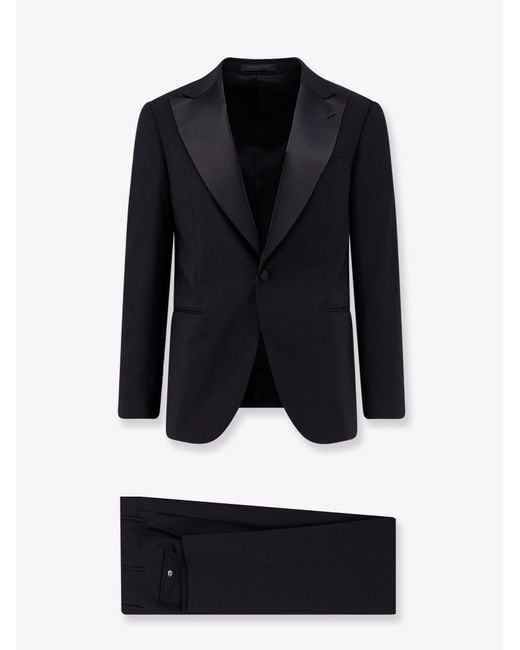 Corneliani Blue Virgin Wool And Mohair Tuxedo for men