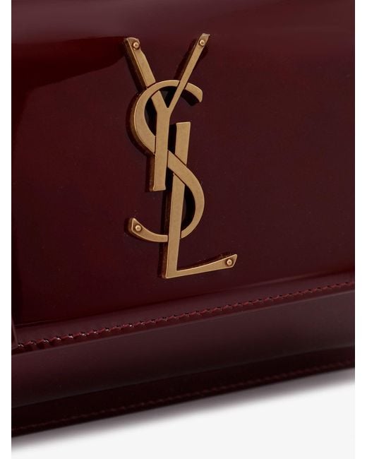 Saint Laurent Purple Sunset Patent Leather Crossbody