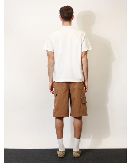 Gucci White Cotton T-Shirt With Firenze 1921 Print for men