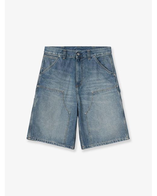 Carhartt Blue Aden Bradenton Denim Shorts for men