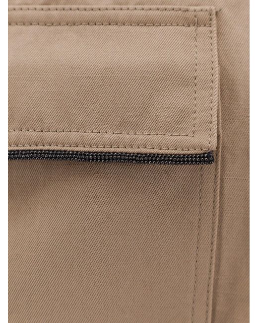 Brunello Cucinelli Brown Shirts Cotone