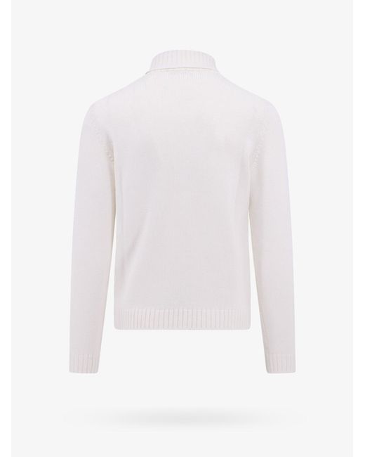 Zanone White Sweater for men