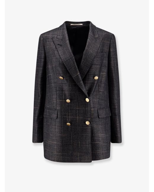 Tagliatore Black Jasmine Wool And Viscose Blazer