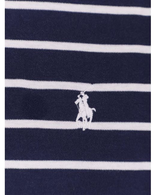 Polo Ralph Lauren Blue Striped Cotton T-Shirt for men