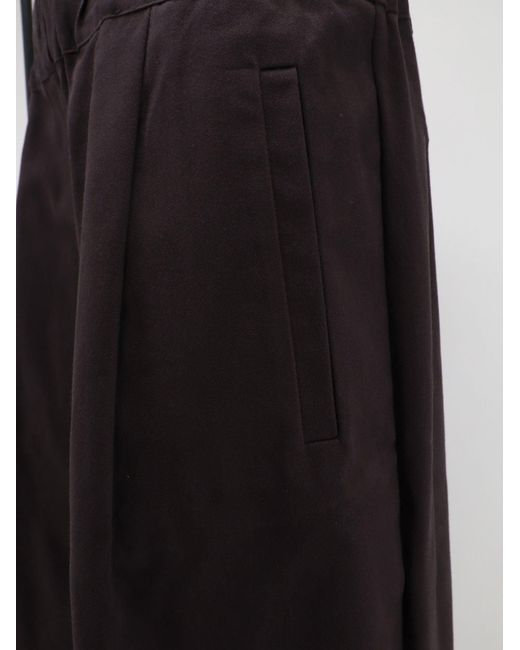 Semicouture Black Stretch Cotton Trousers