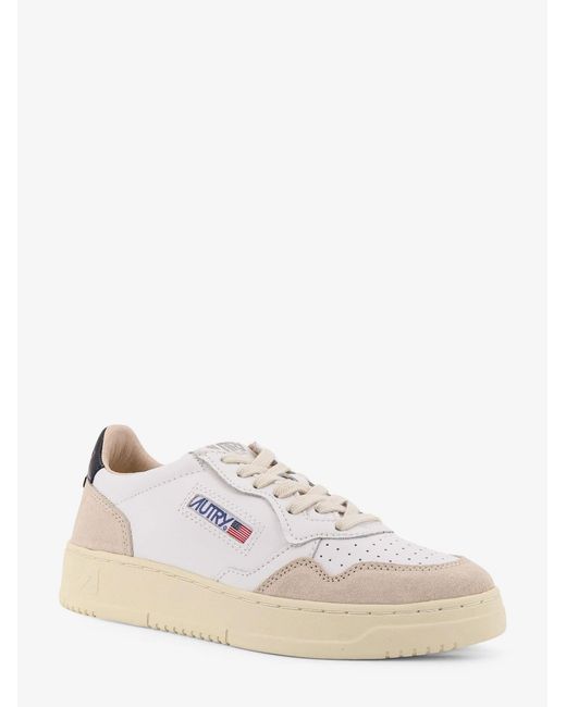 Autry White Sneakers Pelle/Suede