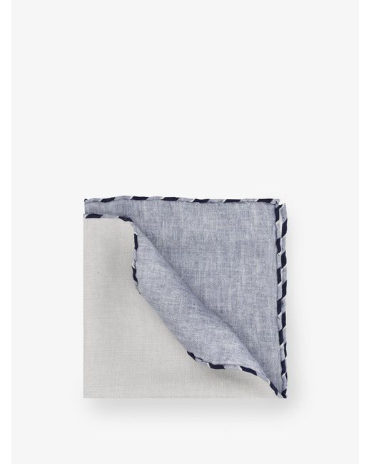 Pochette di Brunello Cucinelli in Gray da Uomo