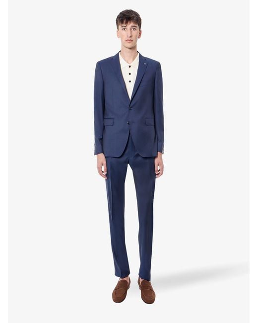 Tagliatore Blue Suit for men