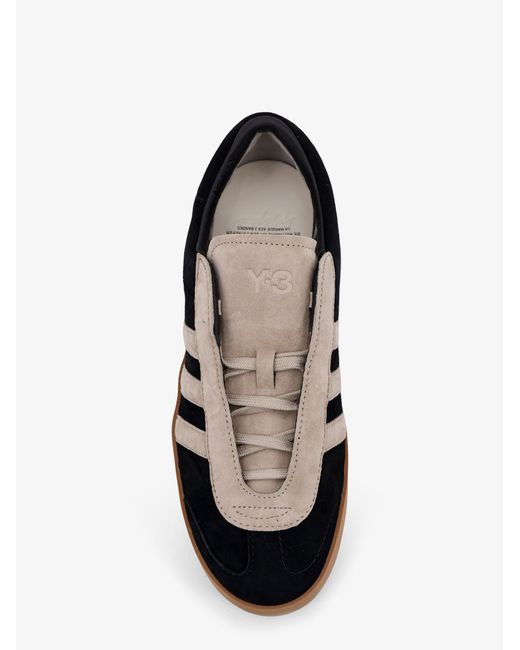 Y-3 White Y-3 Gazelle Suede Sneakers With Engraved Logo On The Side for men