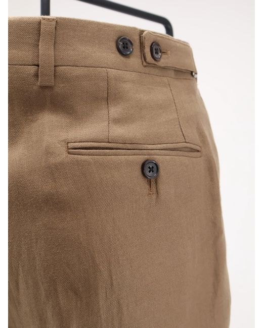 Corneliani Natural Regular Linen Trousers for men