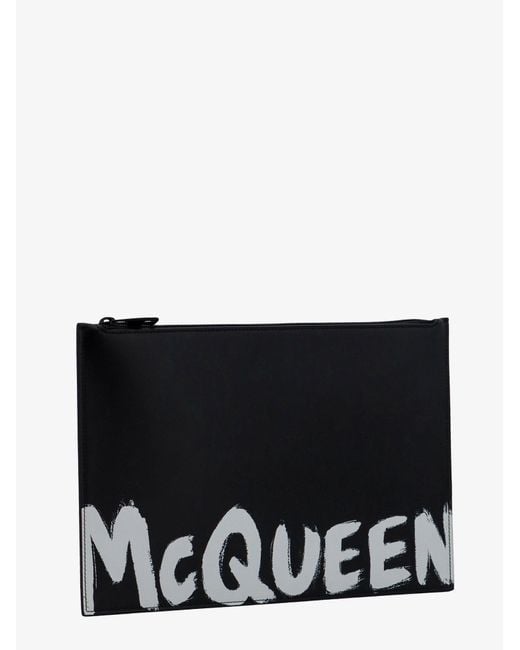Alexander McQueen Black Clutch for men