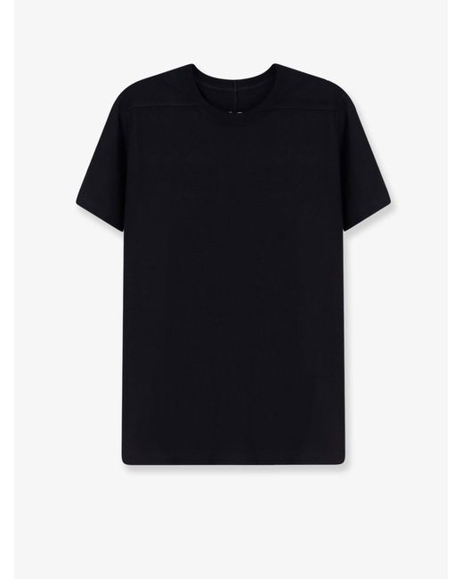 Rick Owens Black Cotton T-Shirt for men