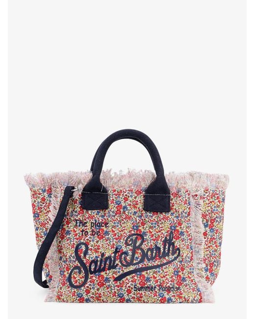 ショルダーバッグ・ポシェット MC2 SAINT BARTH Colette Liberty canvas crossbody bag Rosa Mc2 Saint Barth Colette Liberty Canvas Crossbody Bag in Pink
