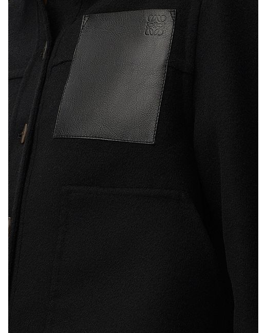Loewe Black Workwear Wool And Cashmere Jacket