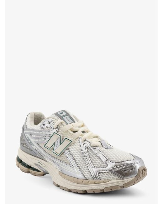 New Balance White 1906 Mesh Sneakers With Side Logo