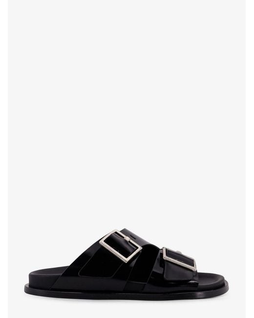 Alohas Black Alba Low Leather Sandals