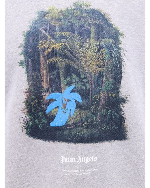 Palm Angels White Sweatshirt for men