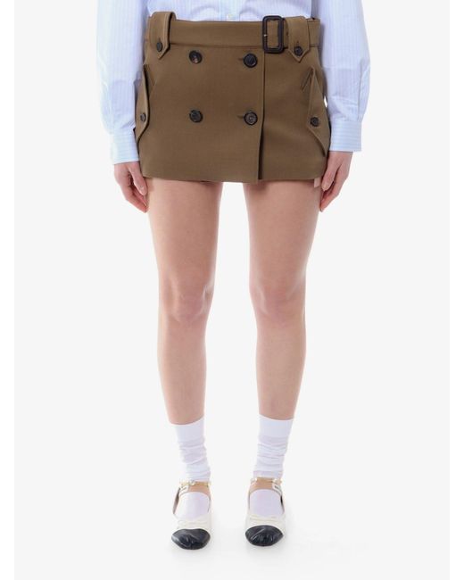 Miu Miu Natural Skirt