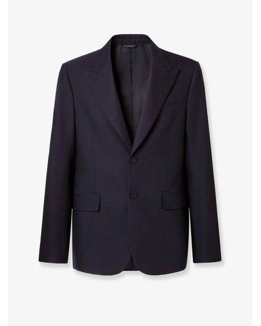 Fendi Blue Clothing Lana Cotone for men