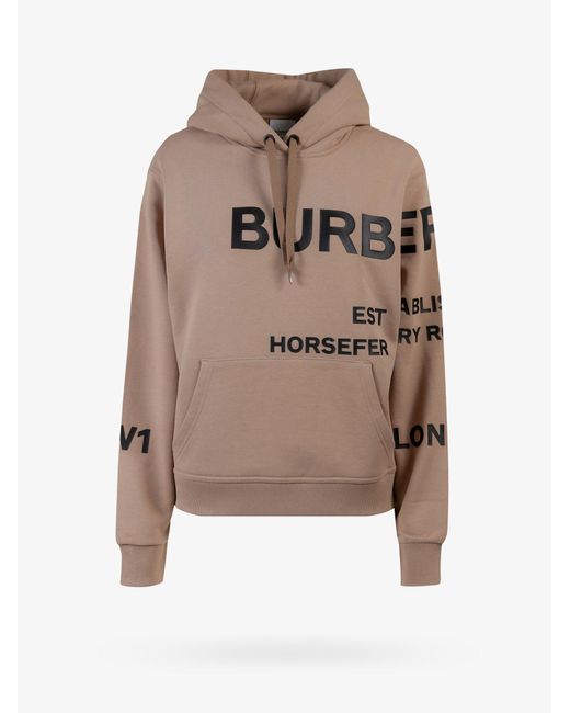 Burberry Cotton Sweatshirt - Lyst
