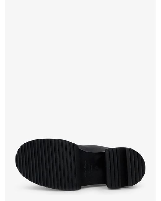 Rick Owens Black Gabe Leather Beatle Boots for men