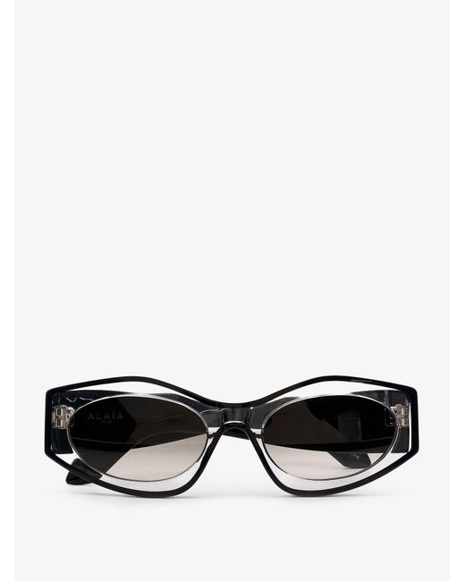 Alaïa Black Acetate Sunglasses