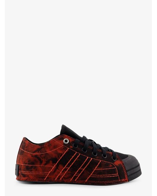 Y-3 Red Y-3 Nizza Lo Canvas Sneakers