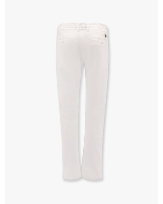 Jacob Cohen Bobby Cotton Blend Trouser With Iconic Handkerchief in ...