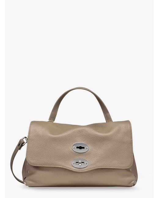 Zanellato Brown Postina S Leather Crossbody Bag