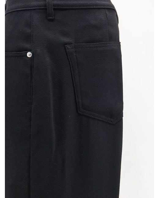 Rick Owens Blue Geth Jeans Wool Trousers for men