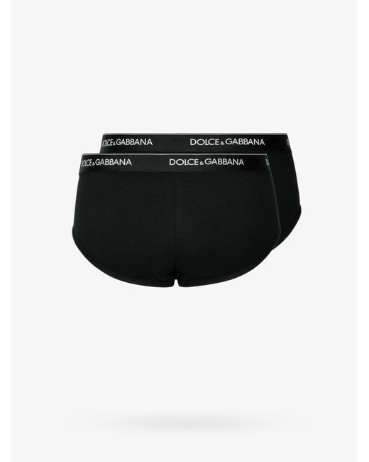 Dolce & Gabbana Black Slip for men