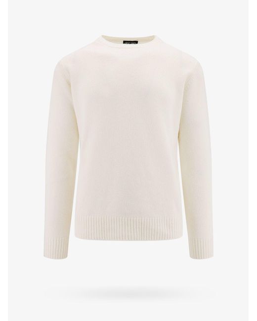 Roberto Collina White Sweater for men