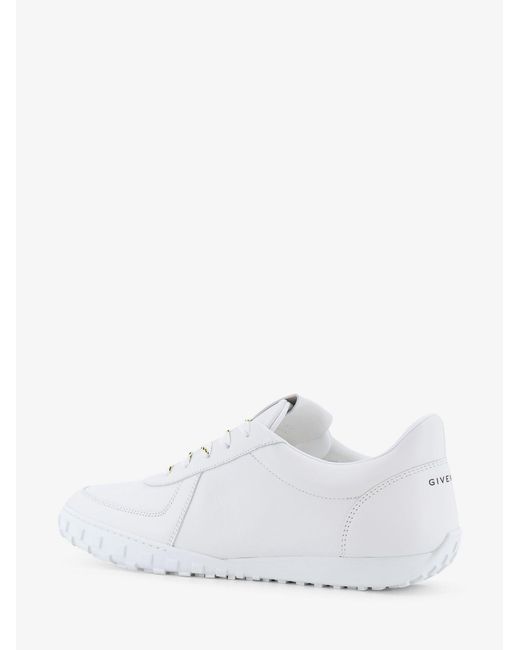 Givenchy White Glide Runner Leather Sneakers for men