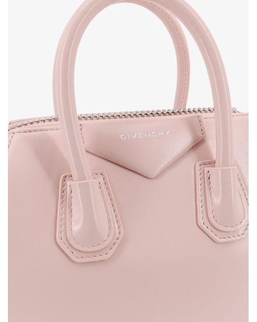 Givenchy Pink Antigona Mini Leather Shoulder Bag