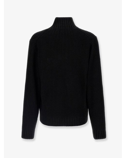 Carhartt Black Detroit Half Zip Acrylic Blend Sweater for men