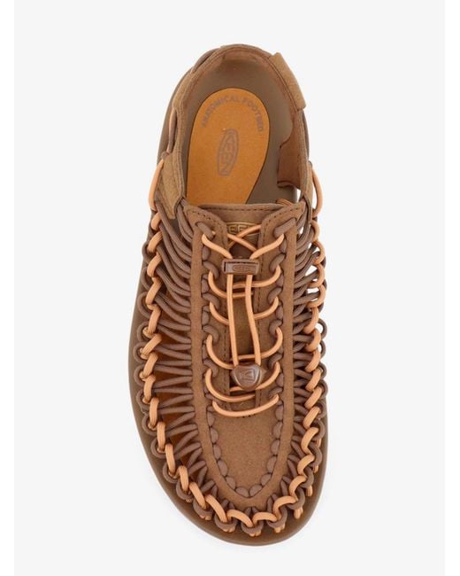 Keen Brown Uneek M Woven Fabric Sandals for men