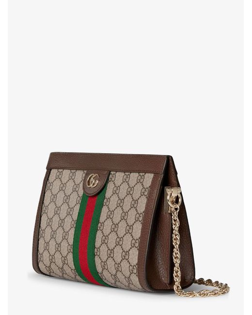 Gucci Gray Coated Canvas Ophidia Shoulder Bag