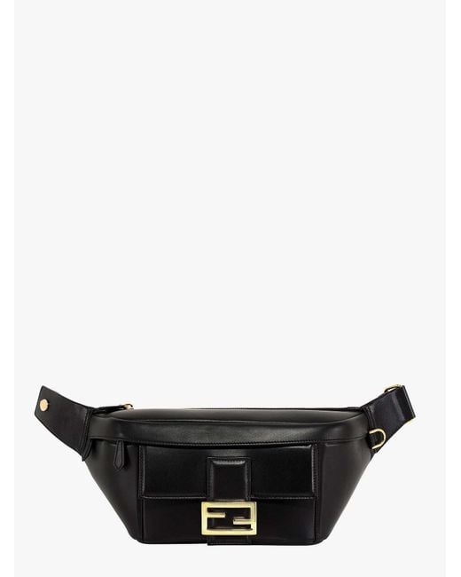 Fendi Black Belt Bag With Logo