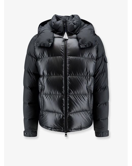 Moncler Black Maya Recycled Polyester Down Jacket for men