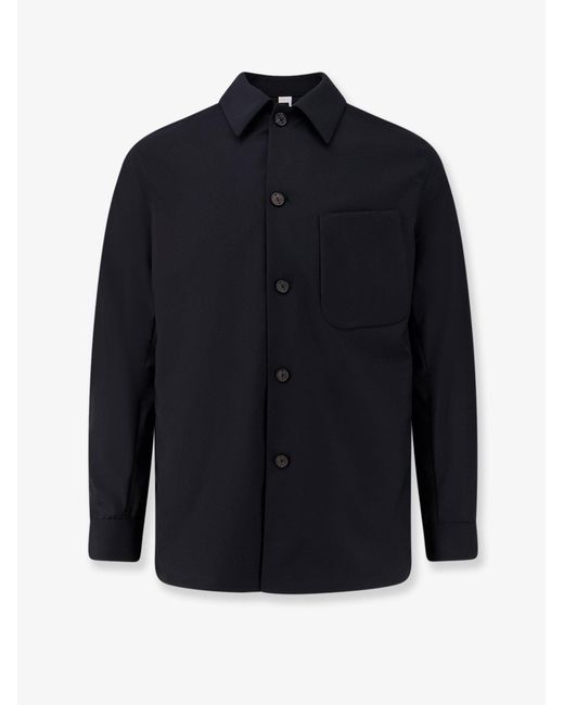 Hevò Blue Bari Viscose Blend Shirt for men