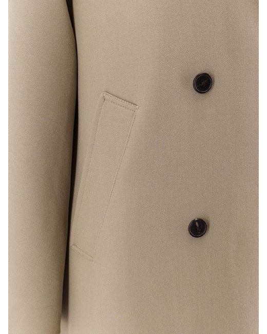 Cappotto Sable Oversize di The Row in Natural