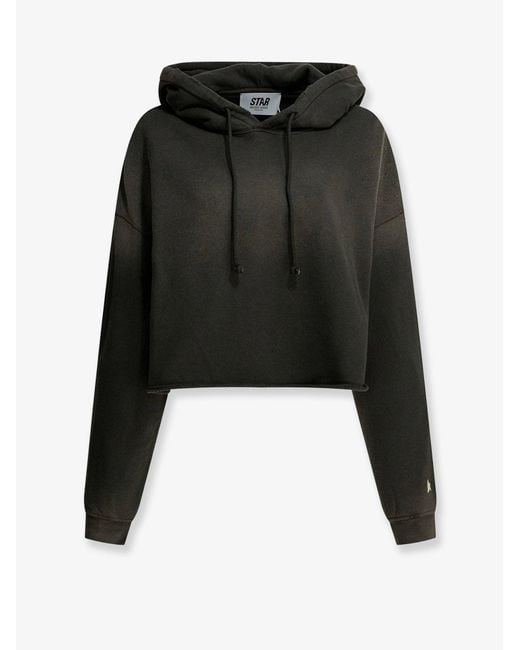 Golden Goose Deluxe Brand Black Melange Cotton Sweatshirt