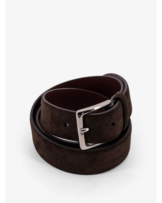 Orciani White Suede Belt for men