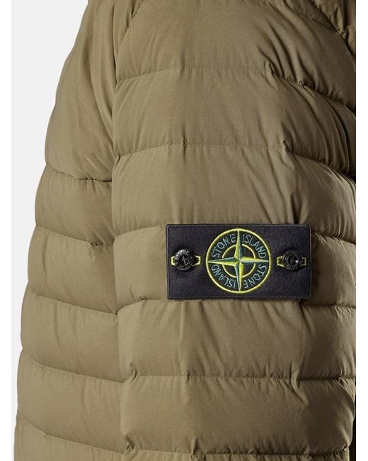 Piumino Seamless Tunnel Nylon Down-Tc di Stone Island in Green da Uomo