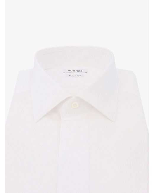 Camicia di NUGNES 1920 in White da Uomo