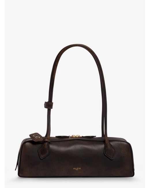 Alaïa Black Le Teckel Leather Shoulder Bag
