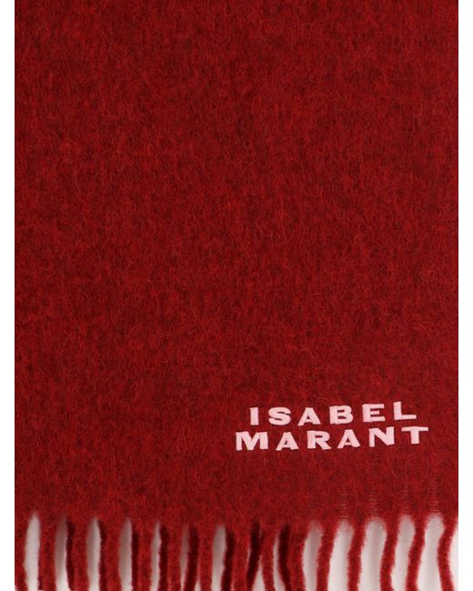 Sciarpa Firmy di Isabel Marant in Red