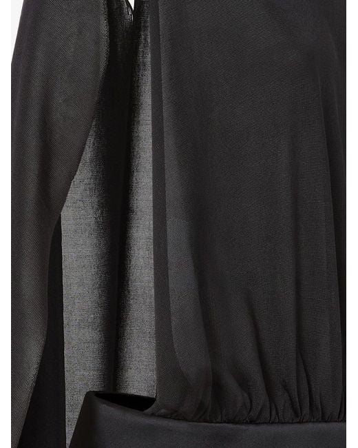 Fendi Black Silk Top